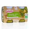 Image de BABYBIO Légumes - Petits pots légumes verts bio +4mois 2x130g