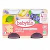 Image de BABYBIO Fruits - Petits pots Pomme / Myrtille dès 4 mois 2x130g