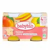 Image de BABYBIO Fruits - Petits pots Pomme / Mangue dès 4 mois 2x130g