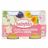 Image de BABYBIO Fruits - Petits pots Mirabelle, pommes dès 4 mois 2x130g