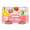 Image de BABYBIO Fruits - Pot pomme banane fraise bio +6mois 2x130g