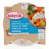 Image de BABYBIO Repas du Midi - Petit plat carotte des landes, pommes de terre, cabillaud 260g dès 15 mois