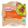 Image de BABYBIO Repas du Midi - Petit plat Panais, petits pois, canard fermier du Poitou dès 15 mois 260g