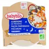 Image de BABYBIO Repas du Soir - Petit plat Aubergine de Provence façon Parmigiana, macaroni 260g dès 15 mois