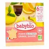 Image de BABYBIO Fruits - Gourdes Pomme Orange Banane bio 4x90g dès 6mois