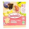 Image de BABYBIO Fruits - Gourdes Pomme et Figue de Provence 4x90g