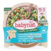 Image de BABYBIO Comme les grands - Petits pois Carottes épinards cabillaud riz 200g