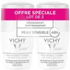 Image de VICHY Déodorant anti-transpirant 48h peau sensible ou épilée lot de 2 roll'ons x 50ml