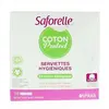 Image de SAFORELLE Coton protect serviettes hygiéniques extra fines avec ailettes x 10