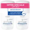 Image de VICHY Déodorant Roll'on 24h hypoallergénique toucher sec 50ml * 2