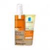 Image de LA ROCHE-POSAY Anthelios Crème Solaire Invisible Corps SPF50+ Avec Parfum Spray 200ml