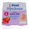 Image de PICOT Pepti-Junior Crème dessert sans lait saveur fraise 4x100g
