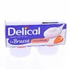 Image de DELICAL Le Brassé - Dessert lacté HP/HC Fraise 4x200g