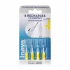 Image de INAVA Trio Compact - Recharge Brossette interdentaire jaune étroite ISO2 1mm x4