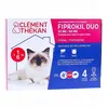 Image de CLEMENT THEKAN Fiprokil duo chats pipettes antiparasitaires externes x4