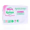 Image de LOVE & GREEN Serviettes écologiques pour fuites urinaires extra x10