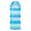 Image de DODIE Accessoire biberon - Boîte doseuse 3 compartiments bleus