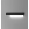 Image de Applique Doha A/G 20W Led 1688Lm 3000K Noir - Applique D'Intérieur En Aluminium Et Méthacrylate Bisatin - Gealuce