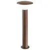 Image de Borne D'Extérieur Ges522 En Aluminium Finition Rouille, Diffuseur En Méthacrylate, Ip44, Raccordement E27 Max 28W - Gealuce