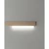 Image de Doha - Applique LED 25W, aluminium blanc et tourterelle, 3000K, 2110lm, design linéaire intérieur, 70x15cm, IP20