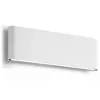 Image de Ges883C Applique D'Extérieur Double Émission En Aluminium Moulé Sous Pression Blanc Mat, Led 2X12W 3000K 1310Lm, Ip54, Non Dimmable - Gealuce