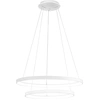 Image de Lampe À Suspension Krizia S/2 3000K 88W 6300Lm En Aluminium Blanc, Design Moderne, Dimmable - Gealuce