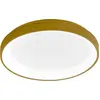 Image de Plafonnier Krizia P/P 30W 2500Lm 3000K En Aluminium Doré Brossé - Plafonnier Led À Lumière Directe Dimmable - Gea Luce