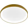 Image de Plafonnier Krizia P/M 38W 3200Lm 3000K En Aluminium Or Brossé - Plafonnier Led À Lumière Directe Dimmable - Gea Luce