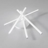 Image de Plafonnier Tullia P/4 LED 3000K, 40W 2200lm en aluminium blanc satin © et silicone opale, design moderne pour int ©rieur, IP20 - Gealuce