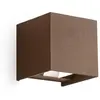 Image de Applique Murale Extérieure Ges1022 2X5W Led Cct Sélectionnable 3000K/4000K/5500K Ip65 Marron - Gealuce