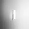 Image de Applique Gap 7W Led 640Lm 3000K Structure En Aluminium Blanc Mat Ip44 Diffuseur Opale - Design Moderne - Gea Luce
