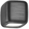Image de Applique Led Indirecte Babol, Fonte D'Aluminium Finition Noir Mat, 2X8W 3000K Ip20 - Gealuce