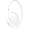 Image de Applique Diva A Blanc - Applique Led 21W 3000K 1320Lm En Aluminium Satiné Et Silicone Opale, Coupe De Phase Dimmable - Gealuce