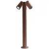 Image de Borne D'Extérieur Ges1113 Structure En Aluminium Moulé Sous Pression Raccordement Gu10 Ip65 Marron - Gealuce