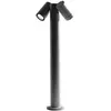 Image de Borne D'Extérieur Ges1123 Structure En Aluminium Moulé Sous Pression Raccordement Gu10 Ip65 Anthracite - Gealuce