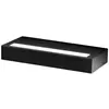 Image de Applique Gap521 Gealuce - Applique Led 20W Dimmable, 2042Lm, 3000K, Lumière Indirecte, Ip20, Aluminium Noir Satiné