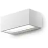 Image de Applique Led Ges971C 15W Double Émission 933Lm 3000K En Aluminium Moulé Sous Pression Blanc - Applique D'Extérieur Ip65 - Gea Luce