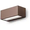 Image de Applique Externe Double Émission Ges972C 15W Led 3000K Ip65 Rouille Aluminium - Gealuce