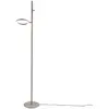 Image de Lampadaire Gpit32 En Aluminium Gris Tourterelle, 28W (10W+18W) Led Intégrée 3000K, 1304Lm, Dimmable, Faisceau Orientable À 120° - Gea Luce