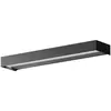 Image de Applique Led Gap 20W 980Lm 3000K Aluminium Noir Mat Gradable Phase Cut - Gealuce