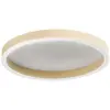 Image de Plafonnier Led Aela P/P 36W Double Émission 1800-1900Lm 3000K/4000K Aluminium New Beige Dimmable Phase Cut - Gealuce