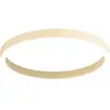 Image de Plafonnier Aela P/m En Nouvel Aluminium Beige 50w+10w Led Intégrée Double Émission 3100lm Dimmable Coupe De Phase - Gealuce