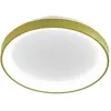 Image de Plafonnier Led Krizia 50W, Finition Vert Sauge, Variable Cct 3000K-4000K, Aluminium Avec Diffuseur Acrylique Opale - Gealuce