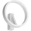 Image de Criseide A Applique Blanche - Applique Led 30w Double Émission 1500lm 3000k Push Dimmable En Aluminium Et Silicone - Gea Luce