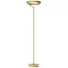 Image de Criseide Pt Lampadaire Led 40W 2000Lm 3000K Dimmable Avec Pédale En Aluminium Or Brossé - Gealuce