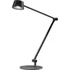 Image de Lampe De Table Efira L - 6,2w Led 3000k Intensité Réglable, Structure En Aluminium Noir Mat Avec Diffuseur En Méthacrylate - Gea Luce