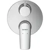 Image de Duravit No.1 Mitigeur monocommandé encastré pour bain, avec corps de base, rond, 2 consommateurs, N15210008010