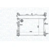 Image de MAGNETI MARELLI 350213158600 Radiateur Radiateur à eau Radiateur moteur adapté pour MERCEDES-BENZ Classe B (W245) Classe B (W246, W242) Classe A (W176) CLA Coupé
