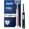 Image de Brosse à dents électrique Oral-B Pro Series 1 Duo Pack Noir Rose Minuteur