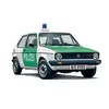 Image de Maquette VW Golf POLIZEI 1/24 - Italeri Maquette voiture - I3666